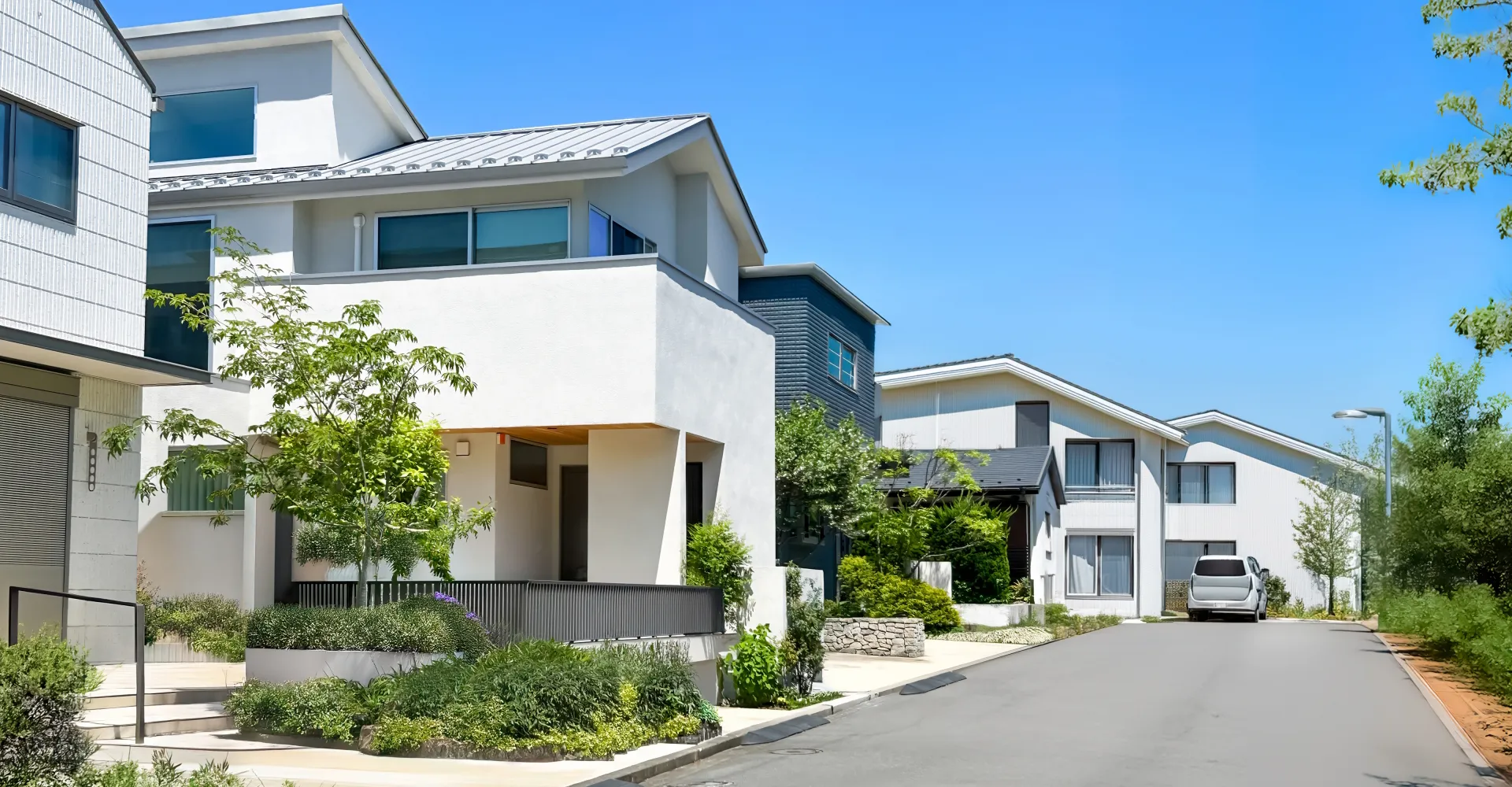 リフォームされた一軒家の外観