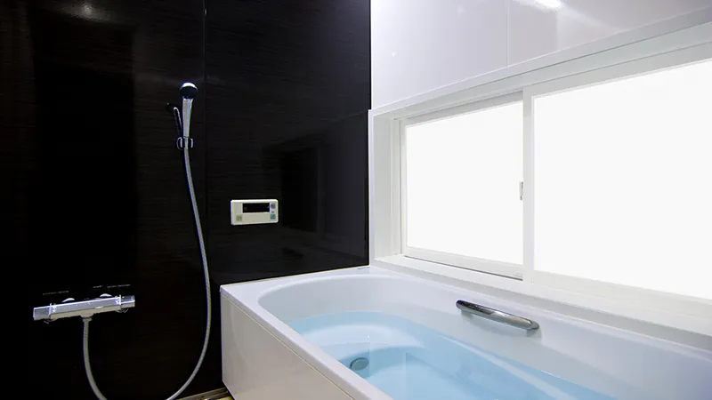 リフォームされた風呂場