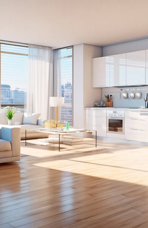 内装リフォームしたリビング